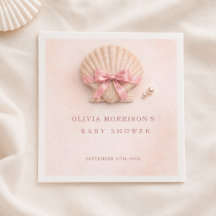 Rosa Schleifen-Schalen-Mädchen-Baby-Party
