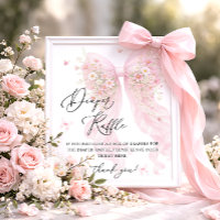 Rosa Schleifen-Schmetterling-Baby-Party-Windel-Raf