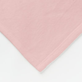 Rosa schlichter Normallack Fleecedecke
