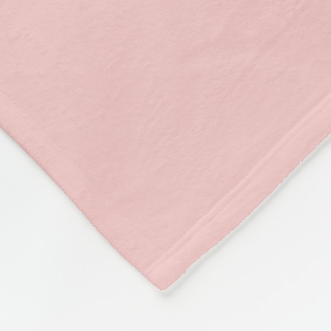 Rosa schlichter Normallack Fleecedecke (Ecke)