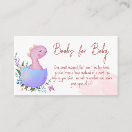 Rosa Schlüpfen bald Babyduschbücher für das Baby Begleitkarte