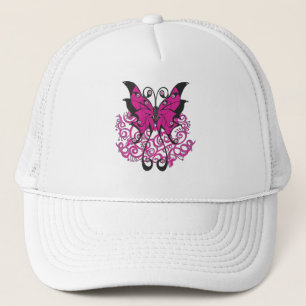 Rosa Schmetterling Truckerkappe