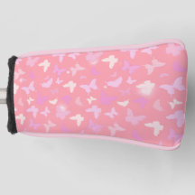 Rosa Schmetterlinge Nahtloses Muster