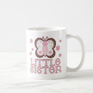 Rosa Schmetterlings-kleine Schwester Tasse