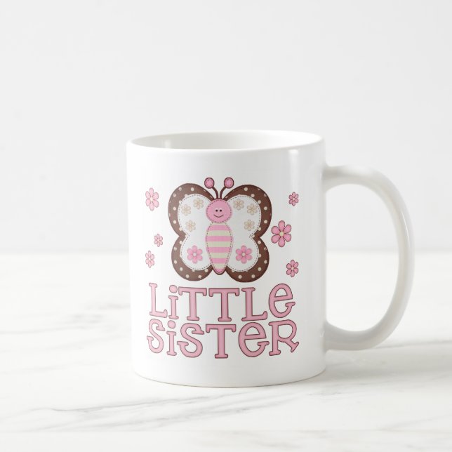 Rosa Schmetterlings-kleine Schwester Tasse (Rechts)
