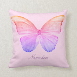 Rosa Schmetterlingskissen Kissen