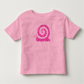 Rosa Schnecke Kleinkind T-shirt