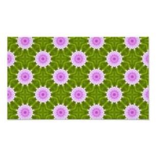 Rosa Schneeflocken-Fotodruck Fotodruck