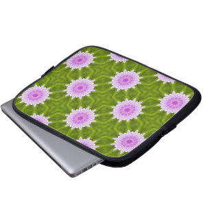 Rosa Schneeflocken Laptop-Hülle Laptopschutzhülle