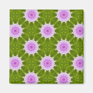 Rosa Schneeflocken Magnet