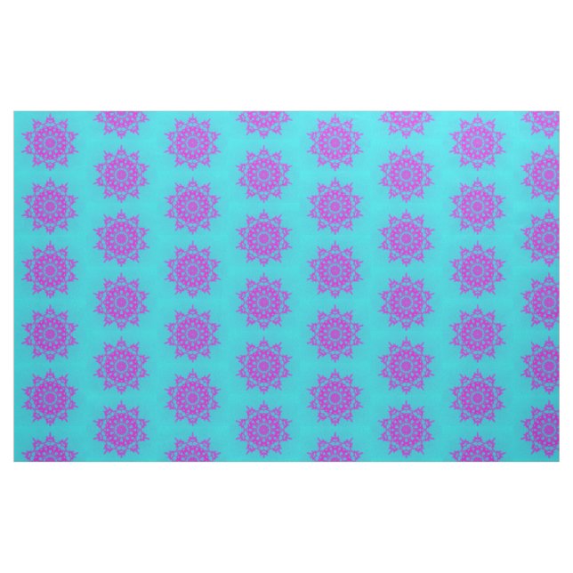 Rosa Schneeflocken Stoff (Fat Quarter (45,7 x 55,9 cm))