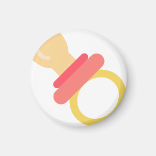 rosa Schnuller Magnet