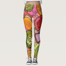 Rosa Schnürsenkel-Leggings