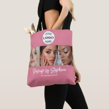 Rosa Schrift-Logo Foto Make-up-Studio