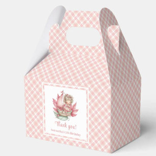Rosa schüchterne Feen-Blumen Mädchen Geschenkbox Geschenkschachtel