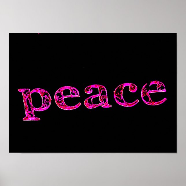 Rosa schwarz poster (Vorne)