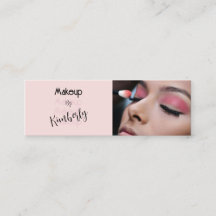 Rosa Schwarz Schrift Foto-Make-up
