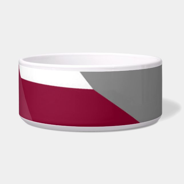 Rosa Schwarz und grau Abstrakt Napf (Rechts)