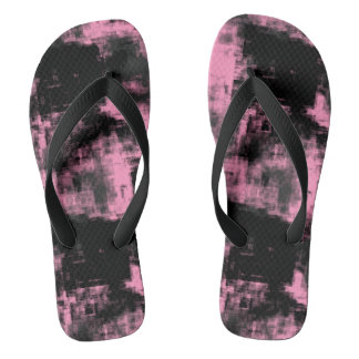 Rosa Schwarz und Grau Flip Flops