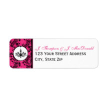 Rosa Schwarz-weißer Kronleuchter, Bildlauf-Adresse