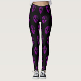 Rosa schwarze Leggings