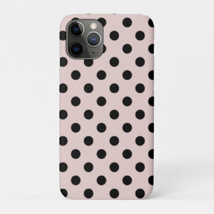 Rosa-schwarze Polka-Punkte-Punkt Case-Mate iPhone Hülle