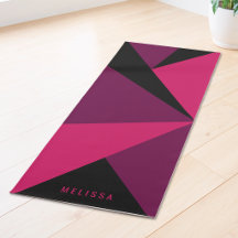 Rosa, schwarze und violette Dreiecksfarbenblöcke &
