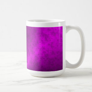 Rosa schwarzer Regenbogen in Elephant Skin Leather Tasse