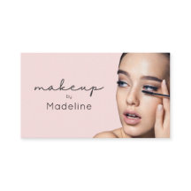 Rosa-schwarzes Schriftfoto-Make-up