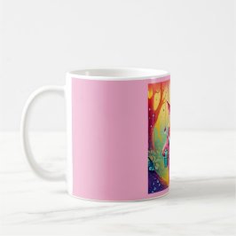 Rosa Schwein Der Cowboy Kaffeetasse