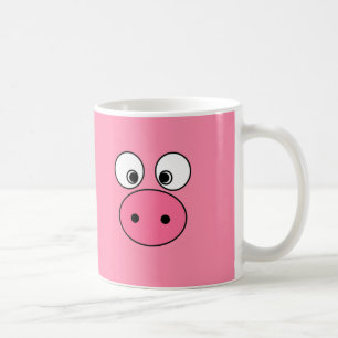 Rosa Schwein-Gesicht und Gammler! Kaffeetasse