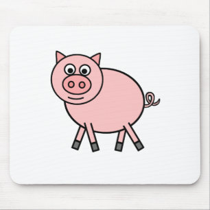 Rosa Schwein Mousepad