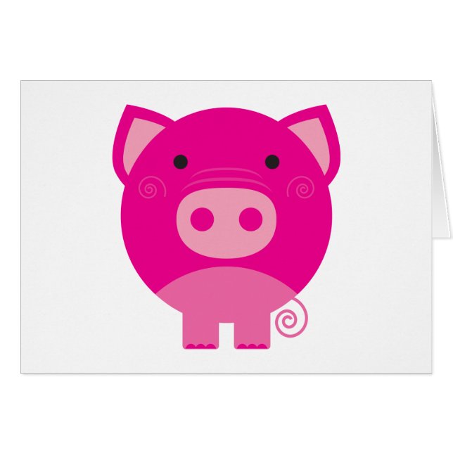 Rosa Schwein-T-Shirts und Geschenke (Vorderseite (Horizontal))