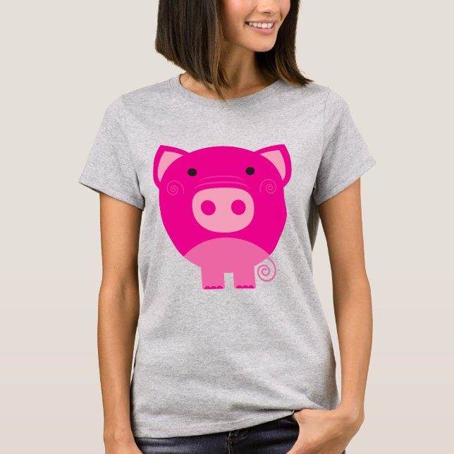 Rosa Schwein T-Shirts und Geschenke (Vorderseite)