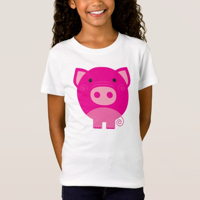 Rosa Schwein-T-Shirts und Geschenke T-Shirt (Vorderseite)