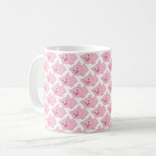 Rosa Schwein-Tasse Kaffeetasse