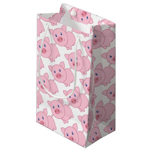 Rosa Schweine Kleine Geschenktüte