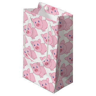 Rosa Schweine Kleine Geschenktüte
