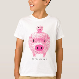 Rosa Schweine T-Shirt
