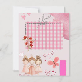 Rosa Scrapbook-Papier