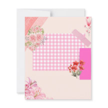Rosa Scrapbook-Papier