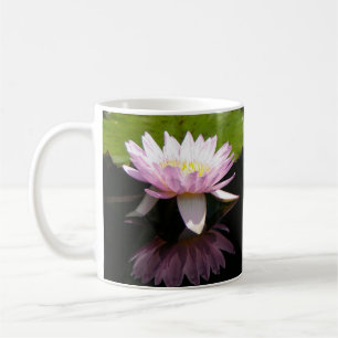 Rosa Seerose Tasse