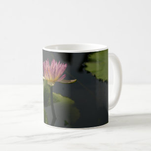 Rosa Seerose Tasse