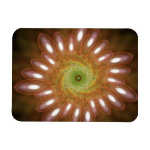 Rosa Seifenblasen in Abstrakten Magnet