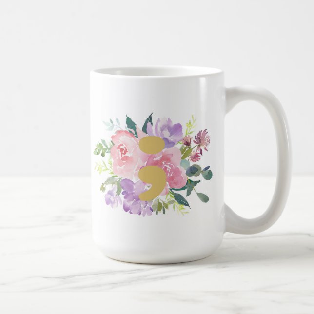 Rosa Semikolon-Tasse Kaffeetasse (Rechts)