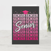 Rosa Senior-Shirt für Mädchen, Abschlussgeschenk f