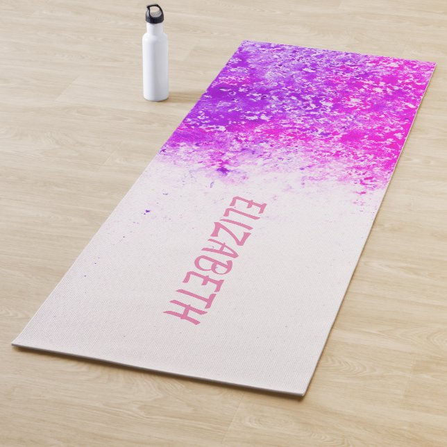 Rosa Sequenzen Yogamatte (Beispiel)