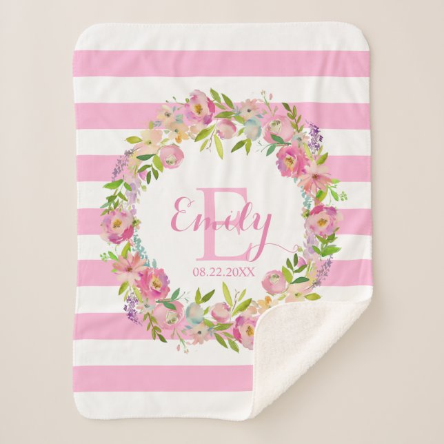 Rosa Sherpadecke (Vorderseite)