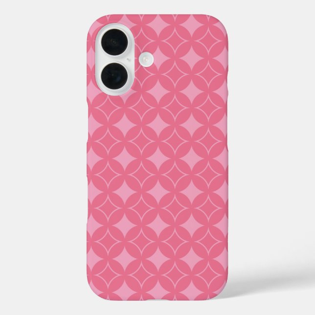 Rosa Shippo-Muster Case-Mate iPhone Hülle (Rückseite)