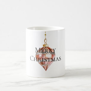 Rosa Silber Weihnachtsschmuck Kaffeetasse
